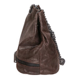 Cora Borsa a spalla da donna Vera pelle 1131-T.MORO Gave Lux