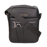 Borsa a tracolla uomo 100% pelle PU PCL3009-BLACK Northampton Polo Club
