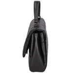 Viola Borsa a mano da donna Vera Pelle 06862-S28 NERO Gave Lux