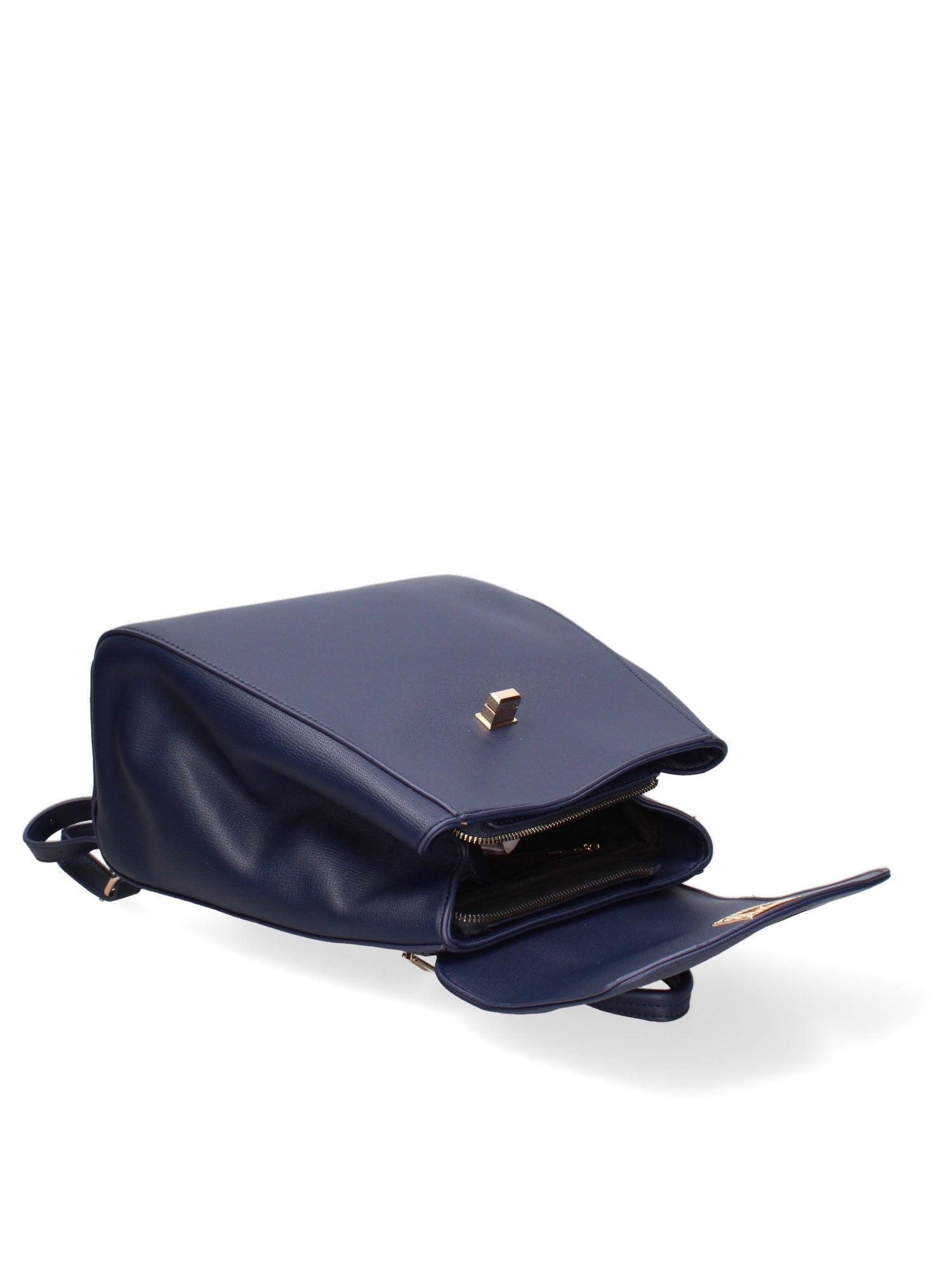 Zaino da donna in ecopelle Casual 635-2-NAVY BLUE Diana&co