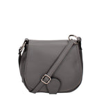 Bianca Borsa a tracolla da donna Vera pelle 10016 1020-S27 CENERE Gave Lux