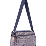 Borsa a tracolla da donna Ecopelle BC1375-BLU B Cavalli