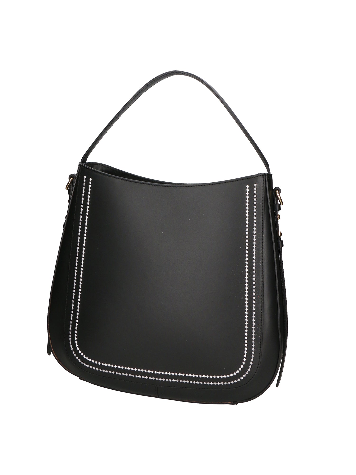 Gisella Borsa a mano da donna Vera pelle 05933-P218 NERO Gave Lux