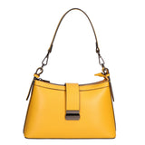 Aurelia Borsa a spalla da donna Vera pelle 05694-PL36 SENAPE Gave Lux