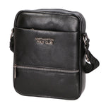 Borsa a tracolla uomo 100% pelle PU PCL3084-BLACK Northampton Polo Club