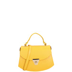 Borsa a mano da donna 100% vera pelle 07202-P 617 GIALLO Roberta Rossi