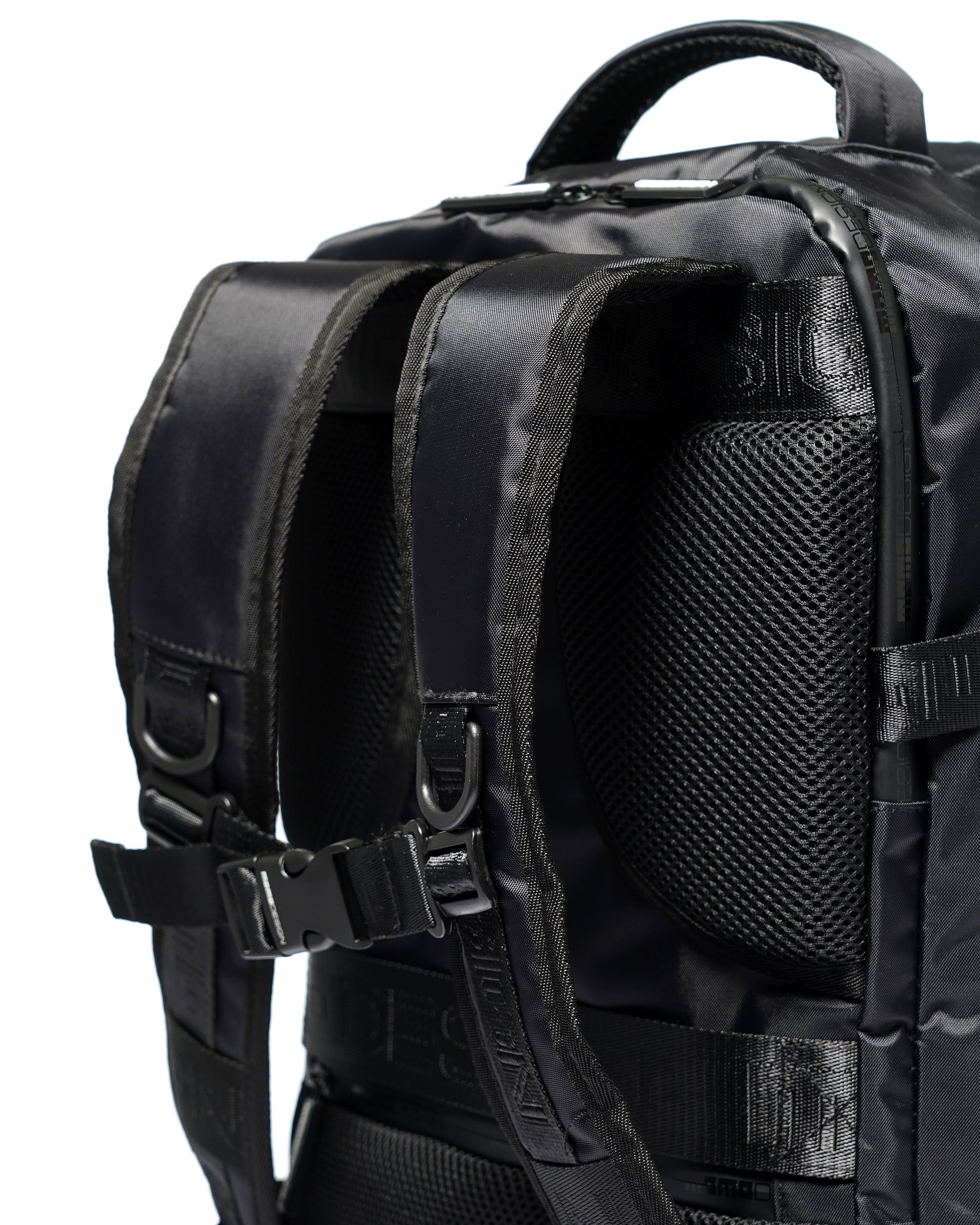 Zaino uomo in nylon ed ecopelle Casual SHUTTLE-BLACK Momo Design