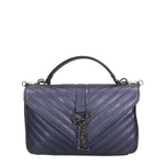 Volterra Borsa a tracolla da donna Vera Pelle 1626-BLU Gave Lux