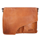 Borsa a mano unisex vera pelle Made in Italy SN5861947-TAN Santini Firenze
