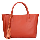 Rosalie Borsa a spalla da donna 100% pelle 06503-D61 MATTONE(HP) Gave Lux