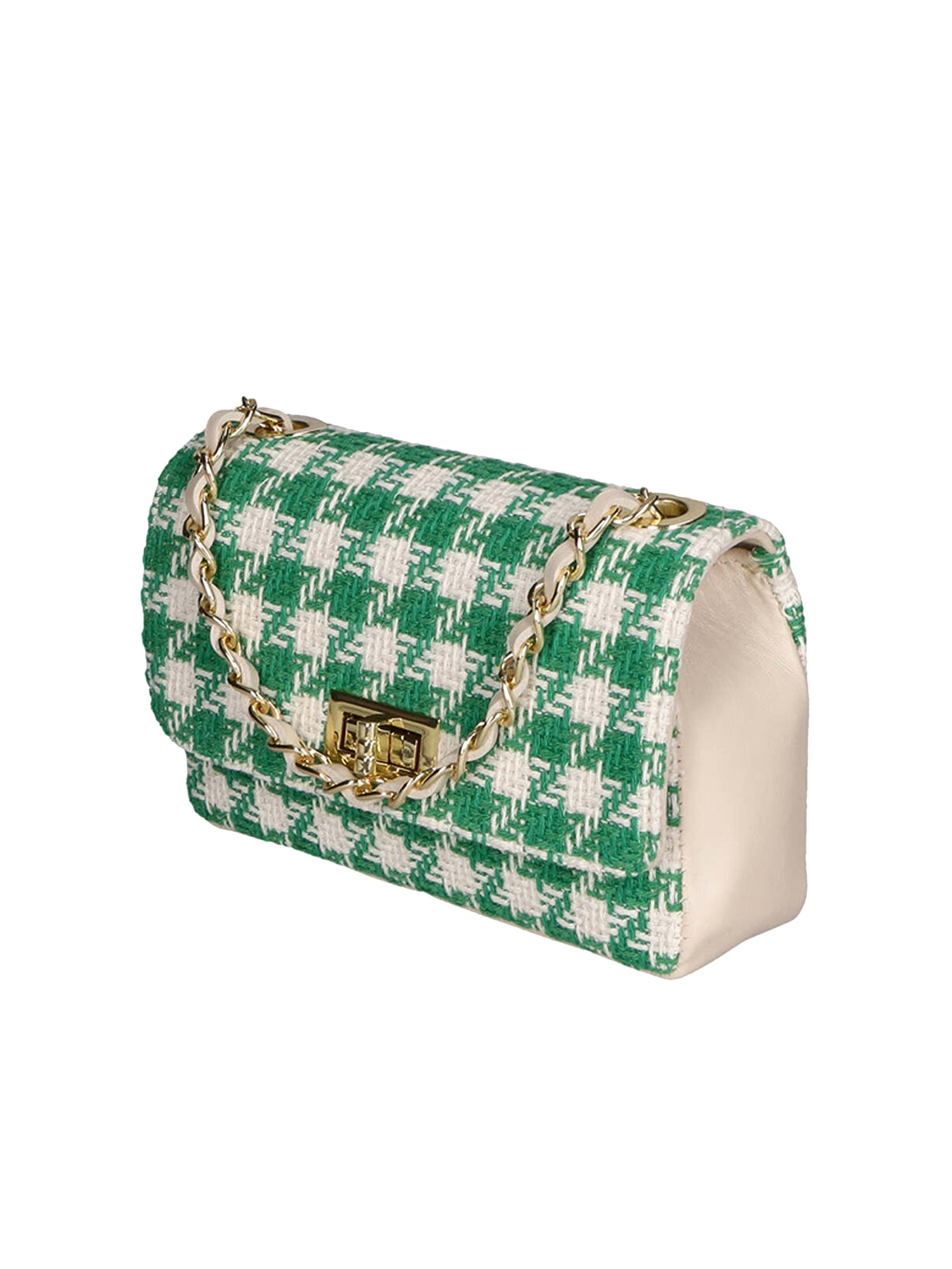 Aurélie Borsa a spalla da donna Cotone 05015-14 VERDE BOTTIGLIA Gave Lux