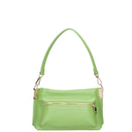Borsa a spalla da donna Vera pelle 07147-D12 VERDE Roberta Rossi