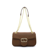 Siviglia Borsa a tracolla da donna Ecopelle VB-206-MARRONE 19V69 Italia