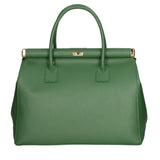 Aleria Borsa a mano da donna Vera pelle 8005-D47 VERDE MELA Gave Lux