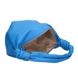 Lunaria Borsa a spalla da donna Vera pelle 06007-D222 BLU ASTER Gave Lux