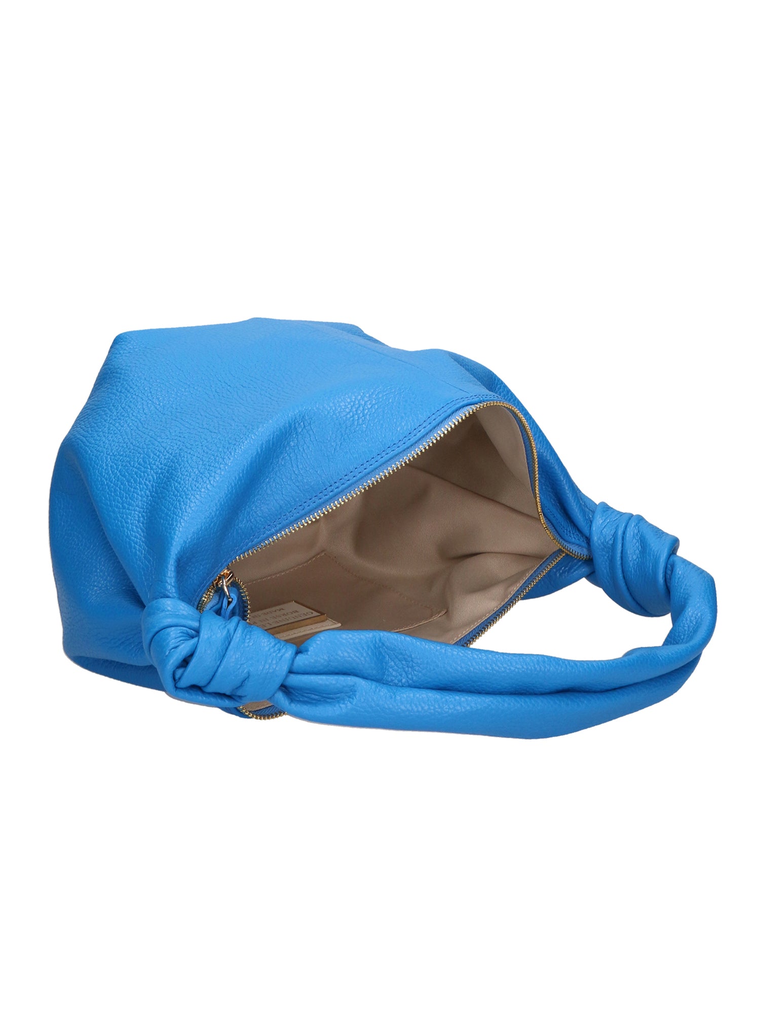 Lunaria Borsa a spalla da donna Vera pelle 06007-D222 BLU ASTER Gave Lux