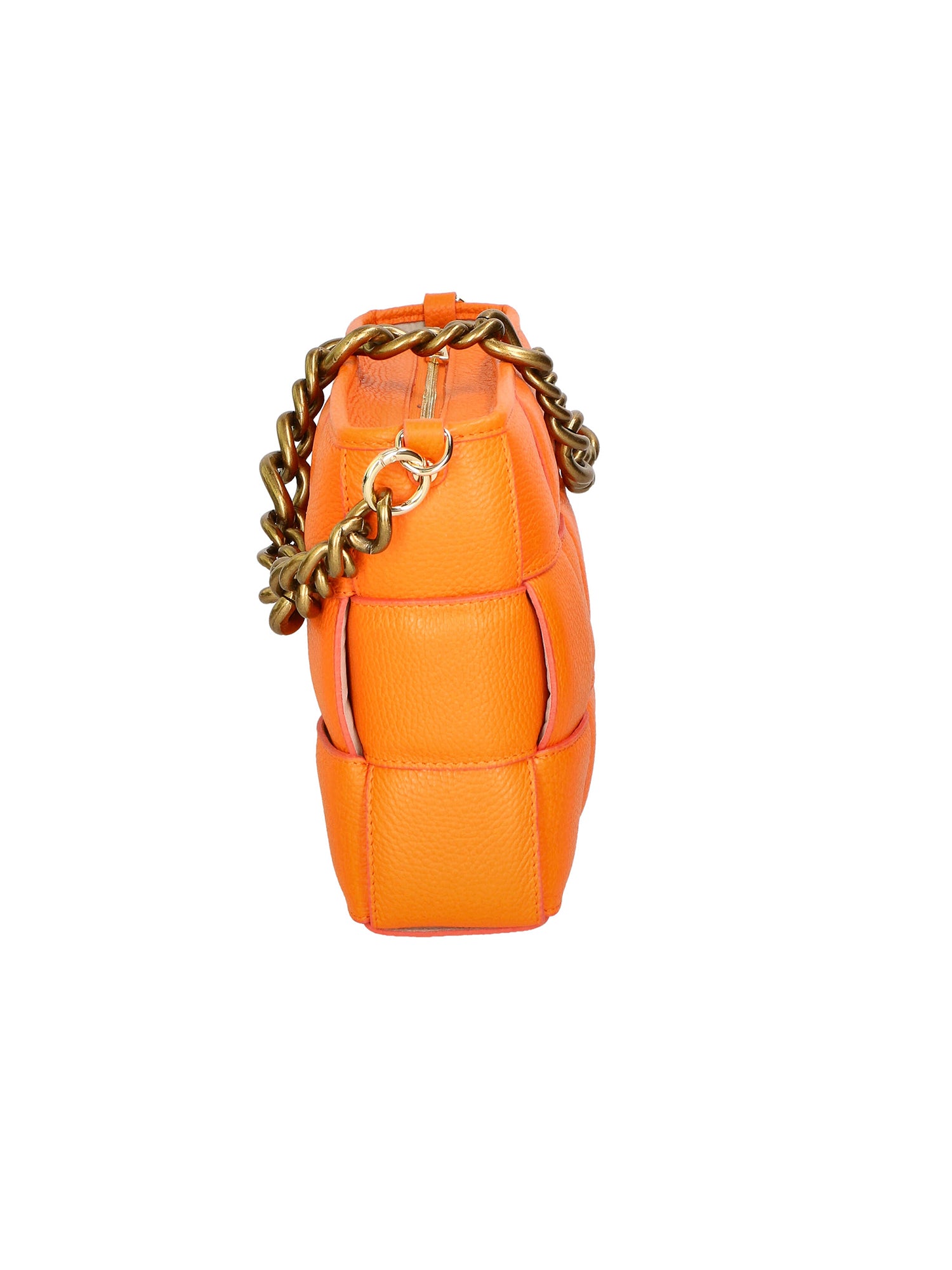 Agostina Borsa a mano da donna Vera pelle 04691-D29 ARANCIONE ORANGE Gave Lux
