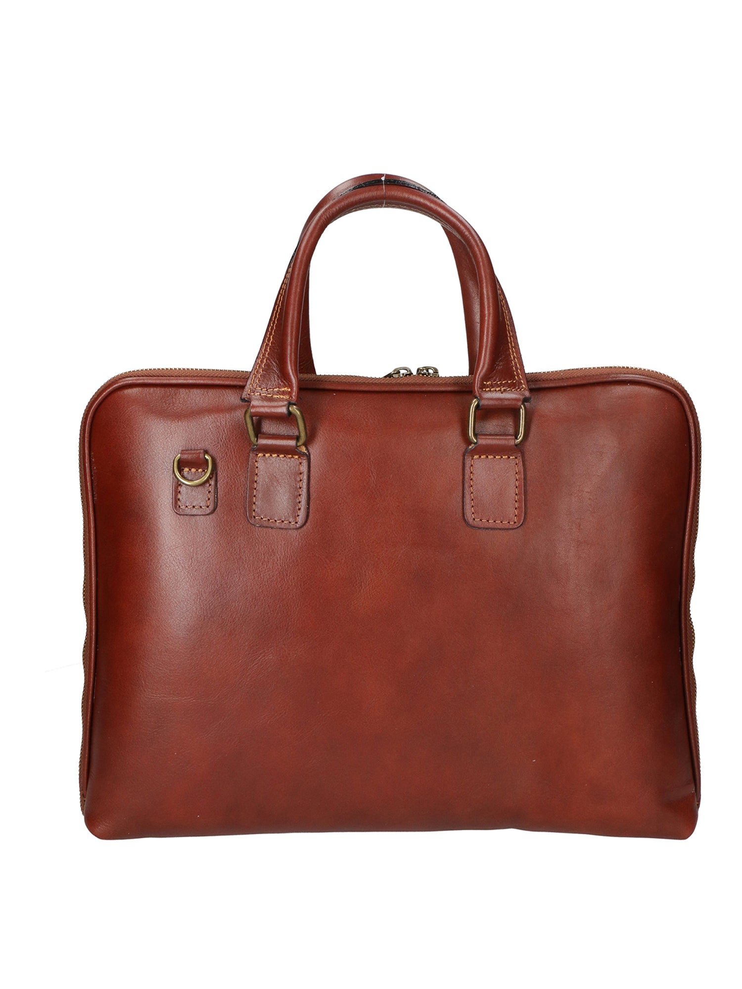 Fabiana Borsa a mano unisex Vera pelle 9033-MARRONE BROWN Gave Lux