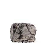 Ambre Borsa a spalla donna Vera pelle 8489-GRIGIO Gave Lux