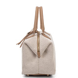 Borsa a mano da donna 100% pelle vegana PU 749-1PT-TAN Diana&co