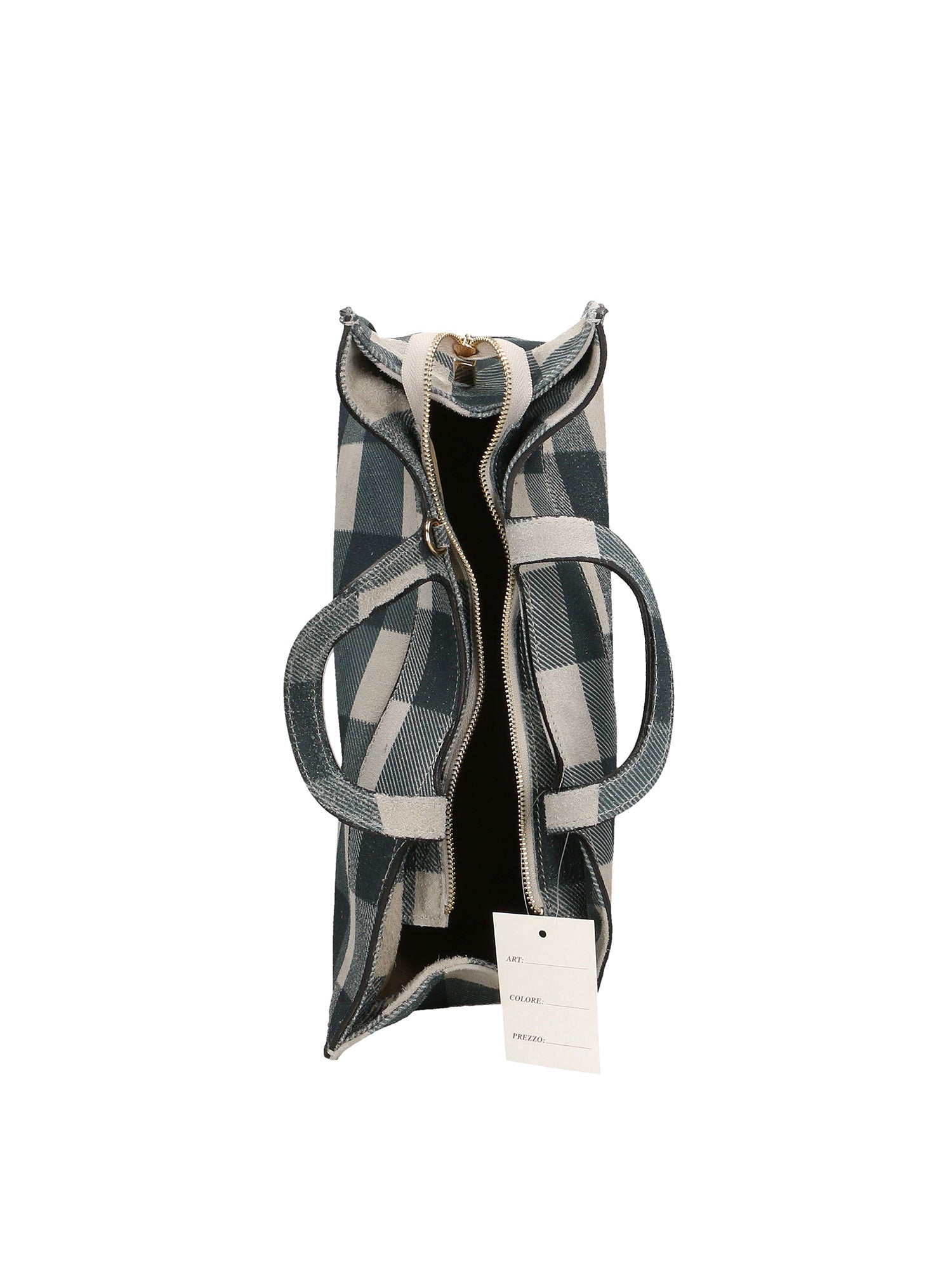 Edera Borsa a mano da donna Vera pelle 00661-020 GRIGIO CHIARO Gave Lux