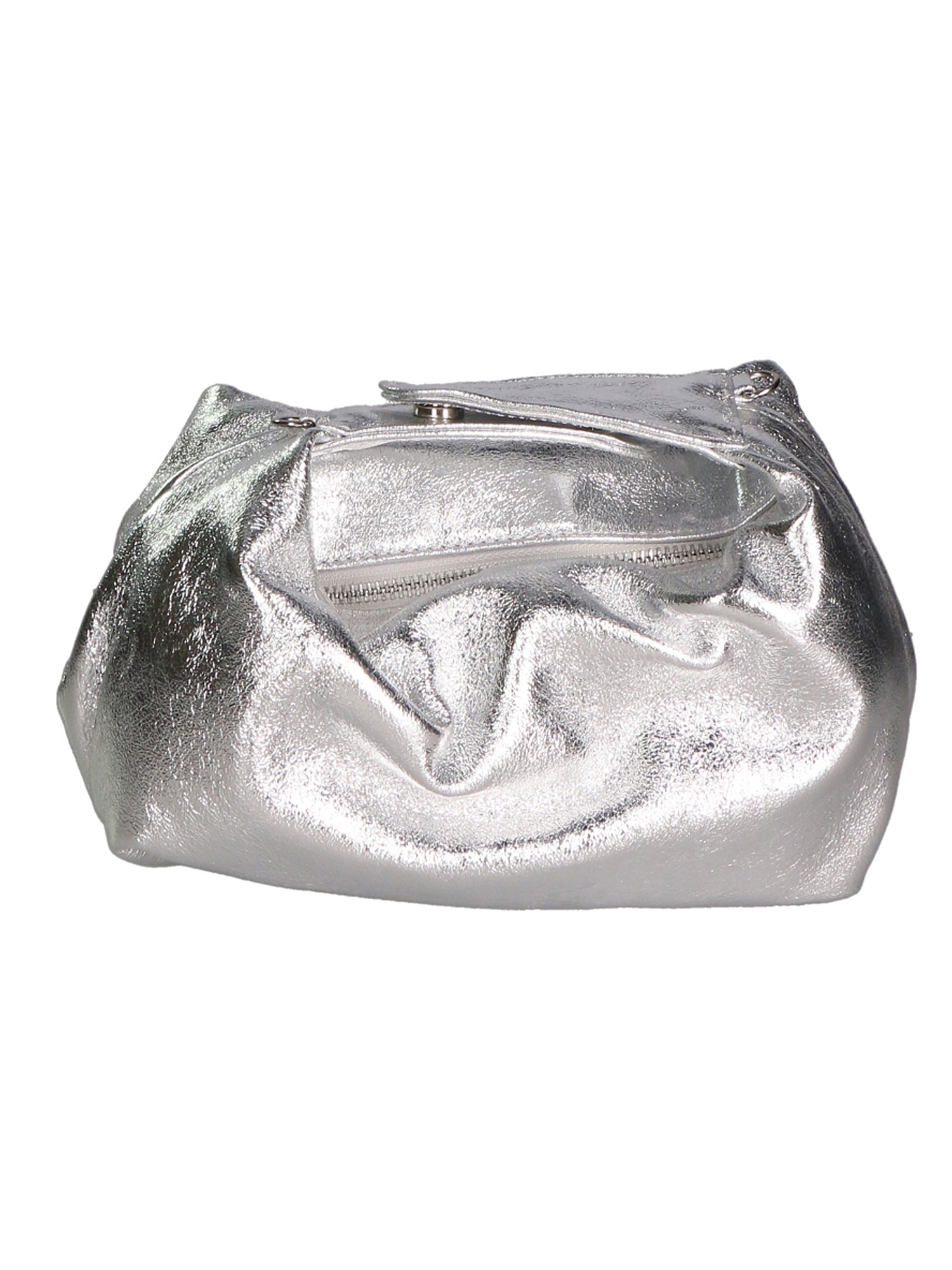 Grace Borsa a mano da donna Vera pelle 06009-L001 ARGENTO Gave Lux