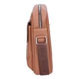 Borsa a tracolla uomo 100% pelle PU PCL3027-KHAKI Northampton Polo Club
