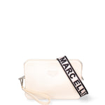 Borsa a tracolla da donna 100% Pvc FLAT-FLOWE-WHITECAP - SILVER Marc Ellis