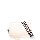 Borsa a tracolla da donna 100% Pvc FLAT-FLOWE-WHITECAP - SILVER Marc Ellis
