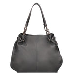 Ereba Borsa a mano da donna Made in Italy 100% pelle 3305-S27 CENERE Gave Lux