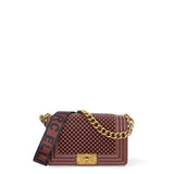 Borsa a mano da donna 100% Pvc FLAT-S-BALL 24-CHOCOLATE - LIGHT OTTONE Marc Ellis