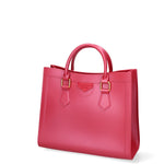 Borsa a mano da donna 100% Pvc FLAT-WOOD-M 24-CHERRY - GOLD Marc Ellis