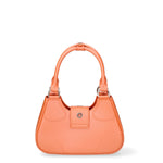 Borsa a mano da donna 100% PVC FLAT-CIRCLE-DARK RUST - BRUSH CDF Marc Ellis