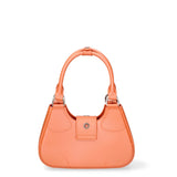 Borsa a mano da donna 100% PVC FLAT-CIRCLE-DARK RUST - BRUSH CDF Marc Ellis