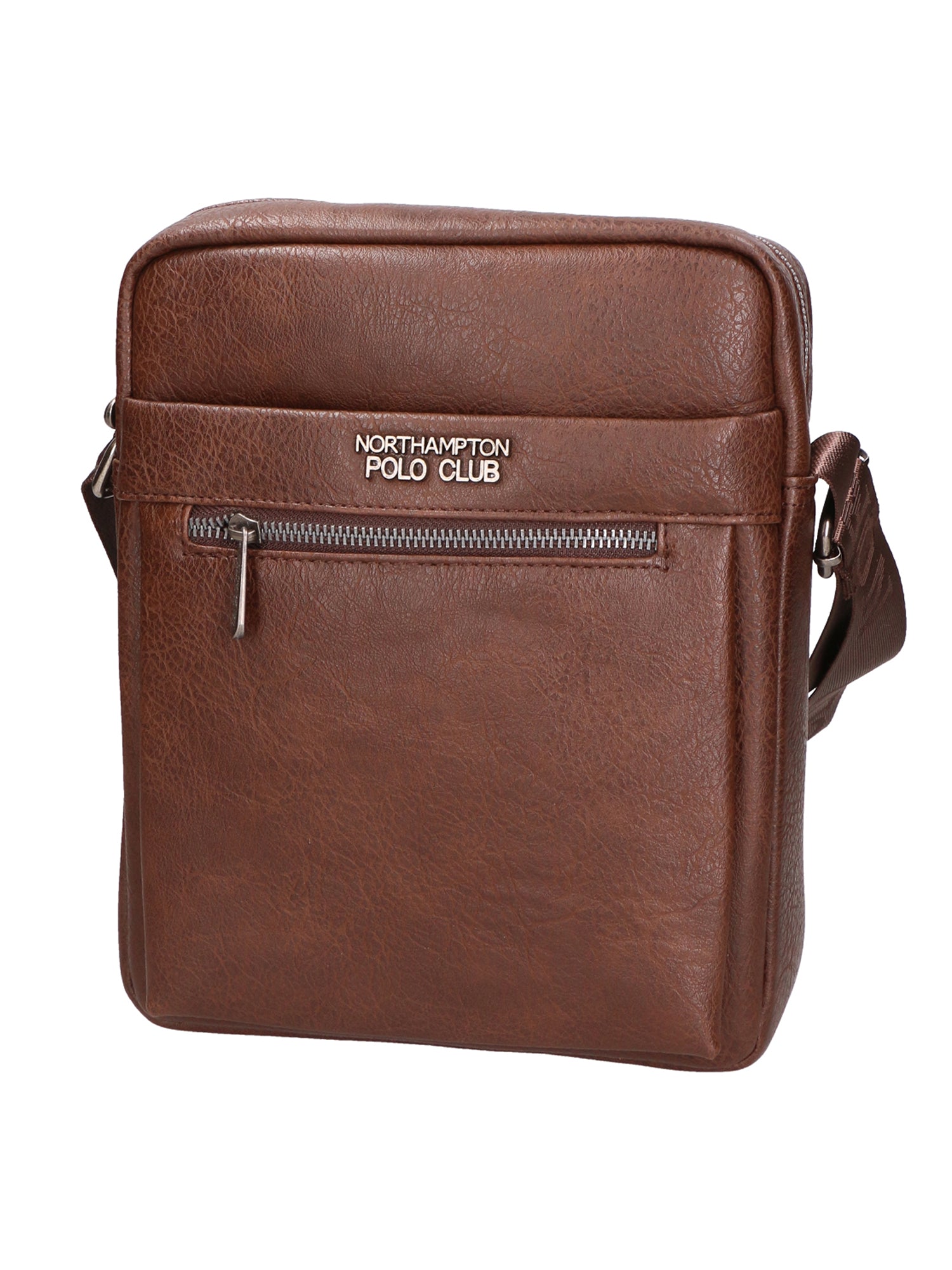 Borsa a tracolla uomo 100% pelle PU PCL3003-COFFEE Northampton Polo Club