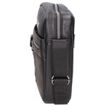 Borsa a tracolla uomo 100% pelle PU PCL3009-BLACK Northampton Polo Club