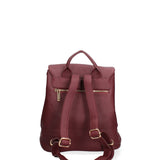 Zaino da donna in ecopelle Casual 640-2-BURGUNDY Diana&co
