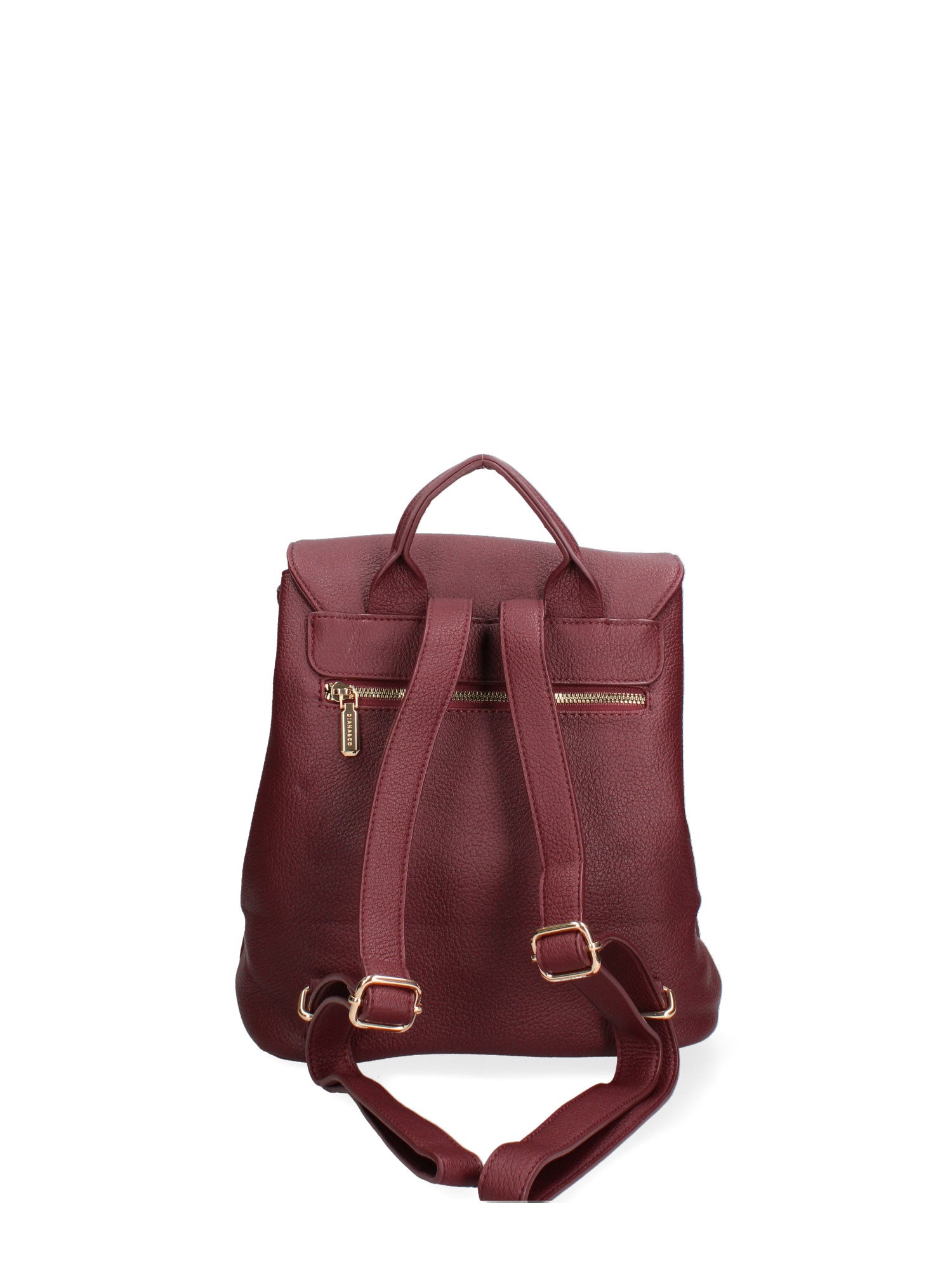 Zaino da donna in ecopelle Casual 640-2-BURGUNDY Diana&co