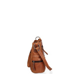 Borsa a tracolla da uomo Vera pelle HILB-3345-CUOIO Hill Burry