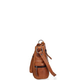 Borsa a tracolla da uomo Vera pelle HILB-3345-CUOIO Hill Burry
