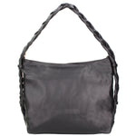 Umbria Borsa a spalla da donna Vera pelle 07169-NERO BLACK Gave Lux