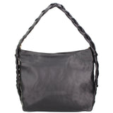 Umbria Borsa a spalla da donna Vera pelle 07169-NERO BLACK Gave Lux