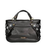 Iolara Lux Borsa a spalla da donna Vera pelle B17240-NERO Braccialini