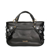 Iolara Lux Borsa a spalla da donna Vera pelle B17240-NERO Braccialini