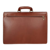 Cesare Borsa da lavoro uomo Vera pelle 7002-MARRONE Gave Lux