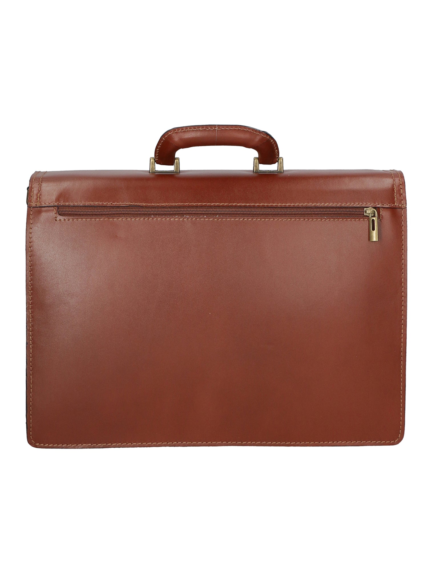 Cesare Borsa da lavoro uomo Vera pelle 7002-MARRONE Gave Lux