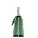 Borsa a mano da donna 100% pelle vegana PU 700-2PT-JADE Diana&co