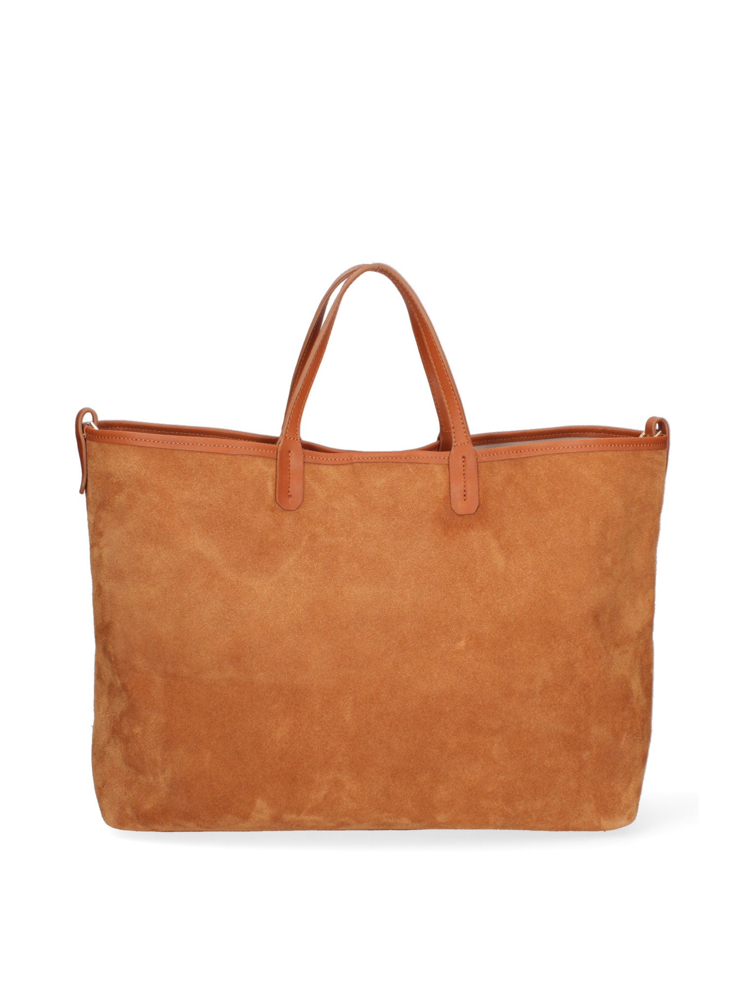 Borsa a mano da donna Pelle Scamosciata ROB1-SC17 CUOIO Roberta Rossi