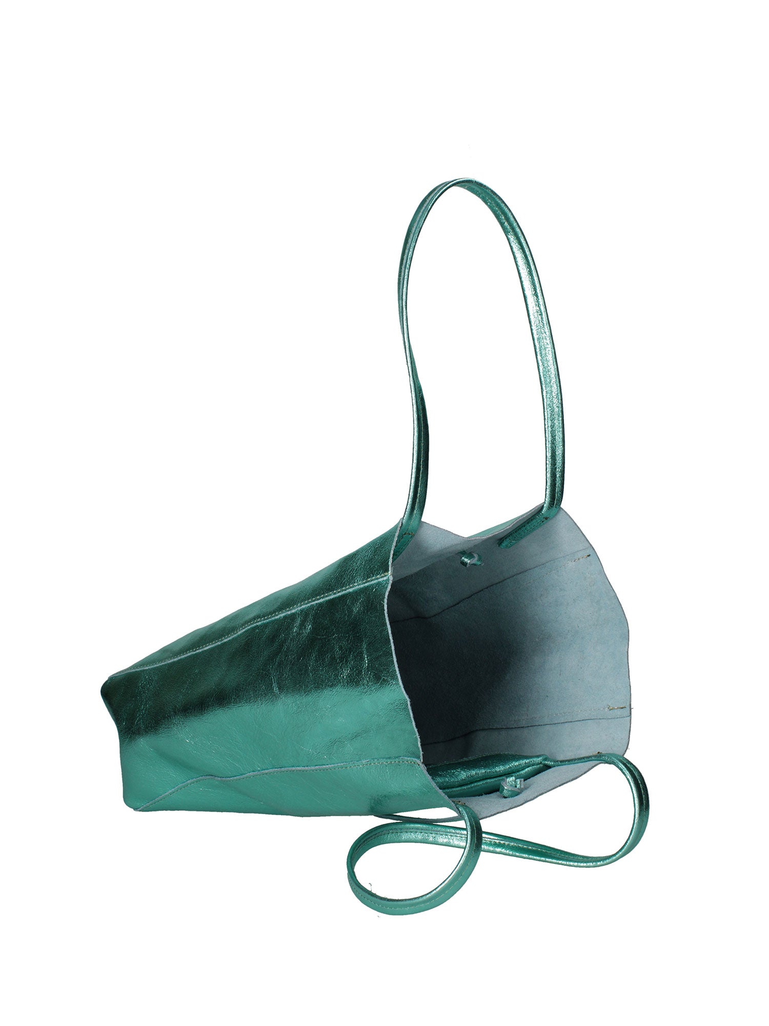 Íris Borsa a mano da donna Vera Pelle 07565-L037 TURCHESE Gave Lux