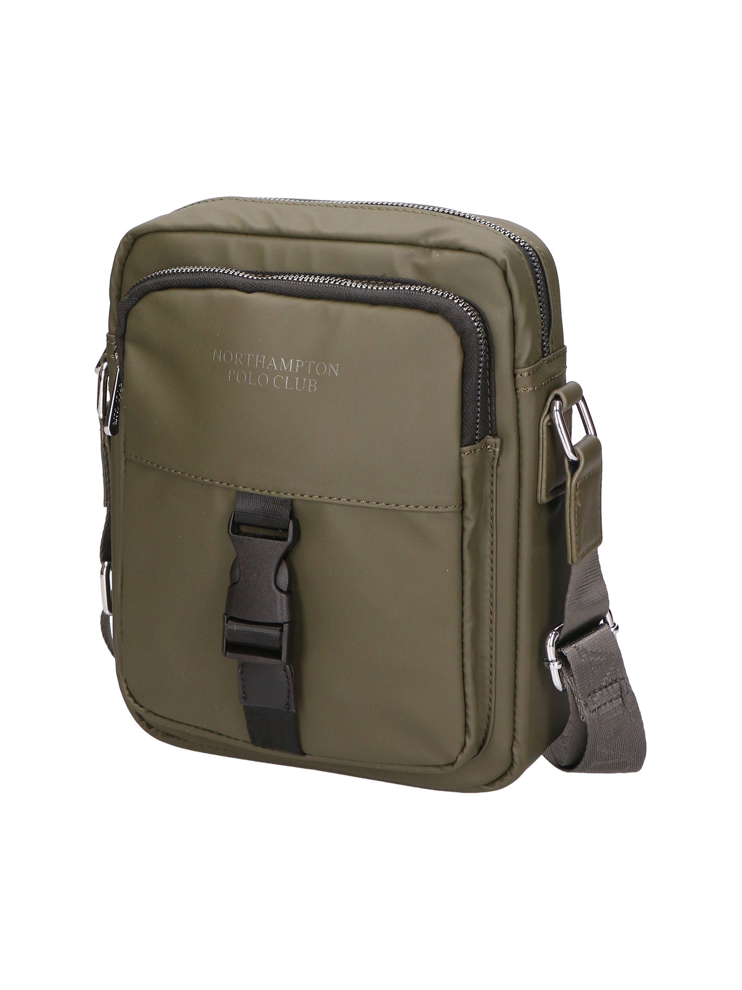 Borsa a tracolla uomo 100% PU Leather PCL3018-GREEN Northampton Polo Club